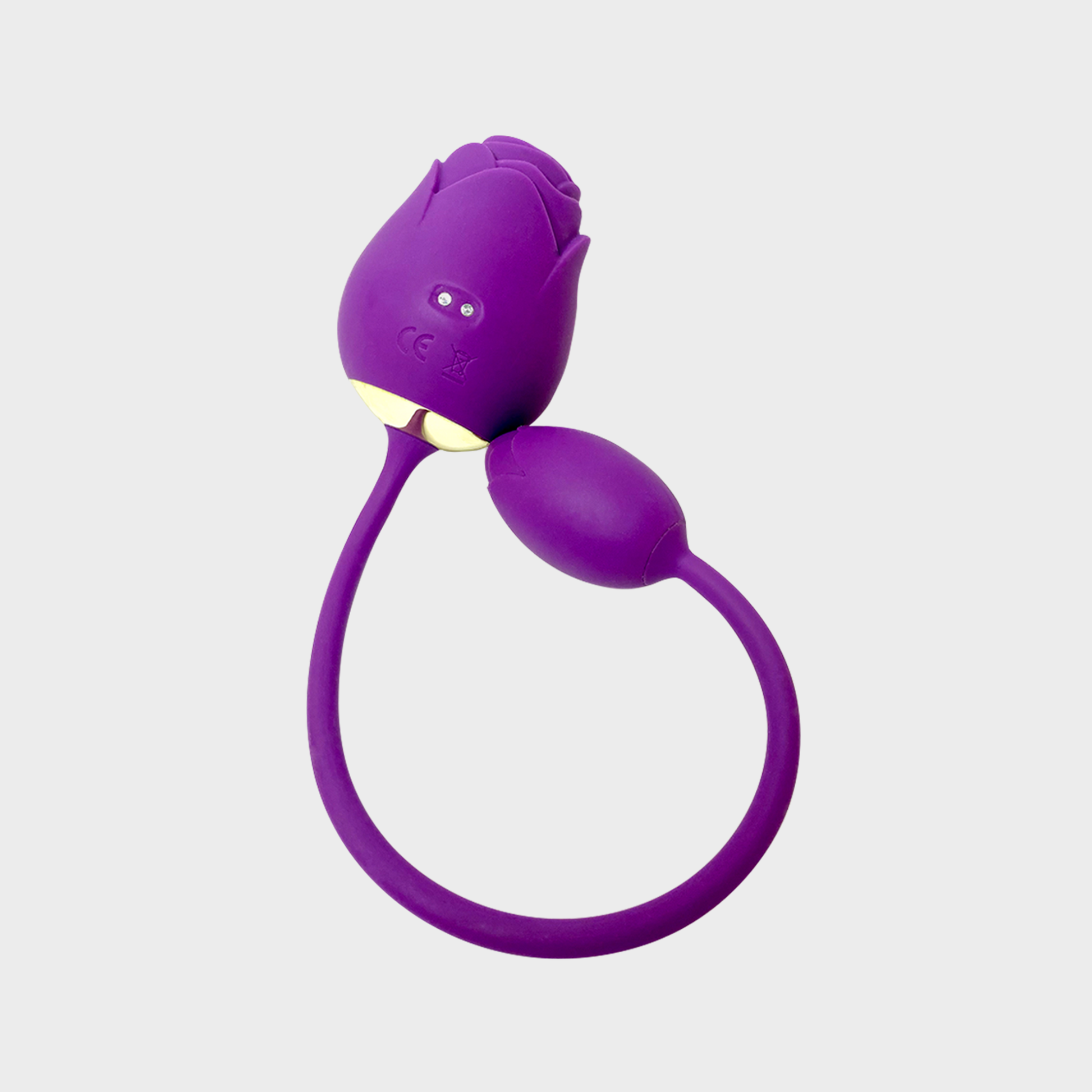 rosa tulip succionador y vibrador marca mi loveup